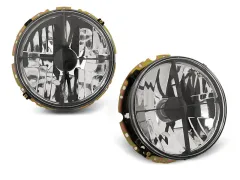 Lampy przednie CHROME VW GOLF 1 05.74-07.83 największy sklep tuningowy w Polsce!