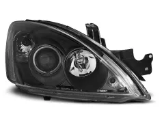 Lampy przednie MITSUBISHI LANCER 7 04-07 ANGEL EYES BLACK największy sklep tuningowy w Polsce!