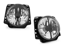 Lampy przednie CHROME VW GOLF 2 08.83-08.91 największy sklep tuningowy w Polsce!