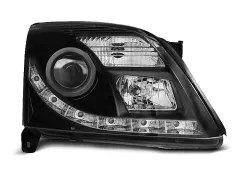 Lampy przednie OPEL VECTRA C 04.02-08.05 (+DRL) BLACK największy sklep tuningowy w Polsce!