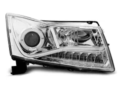 Lampy przednie CHEVROLET CRUZE 09-12 (+DRL) CHROME największy sklep tuningowy w Polsce!