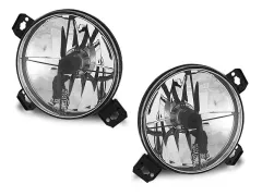 Lampy przednie CHROME VW GOLF 2 08.83-08.91 największy sklep tuningowy w Polsce!