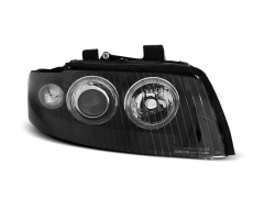 Lampy przednie XENON ANGEL EYES BLACK AUDI A4 10.00-10.04