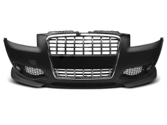 Przedni zderzak SPORT CHROME BLACK AUDI A3 06.05-04.08