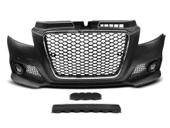 Przedni zderzak SPORT CHROME BLACK PDC AUDI A3 08-12 największy sklep tuningowy w Polsce!