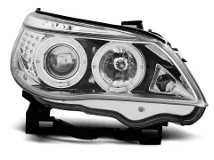 Lampy przednie ANGEL EYES CHROME LED INDICATOR BMW E60/E61 03-07 największy sklep tuningowy w Polsce!