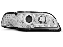 Lampy przednie VOLVO S40/V40 02.96-04.00 (+DRL) CHROME