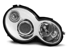 Lampy przednie CHROME MERCEDES CL203 C-KLASA 00-04 największy sklep tuningowy w Polsce!
