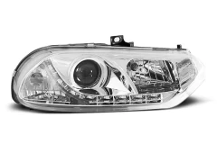 Lampy przednie ALFA ROMEO 156 10.97-06.03 (+DRL) CHROME