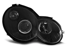 Lampy przednie BLACK MERCEDES CL203 C-KLASA 00-04