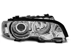 Lampy przednie ANGEL EYES CCFL CHROME BMW E46 04.99-03.03 COUPE CABRIO największy sklep tuningowy w Polsce!