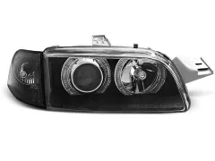Lampy przednie FIAT PUNTO 1 11.93-09.99 ANGEL EYES BLACK największy sklep tuningowy w Polsce!