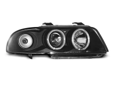 Lampy przednie ANGEL EYES BLACK AUDI A4 11.94-12.98