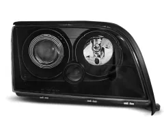 Lampy przednie BLACK MERCEDES W140 S-KLASA 03.91-10.98 największy sklep tuningowy w Polsce!