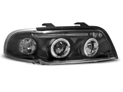 Lampy przednie ANGEL EYES BLACK AUDI A4 11.94-12.98