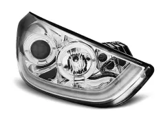 Lampy przednie HYUNDAI TUCSON IX35 10-13 CHROME TUBE LIGHT największy sklep tuningowy w Polsce!