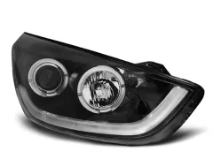 Lampy przednie HYUNDAI TUCSON IX35 10-13 BLACK TUBE LIGHT największy sklep tuningowy w Polsce!