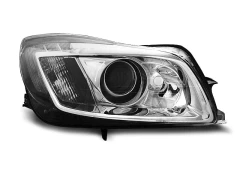 Lampy przednie OPEL INSIGNIA 08-12 CHROME TRU DRL