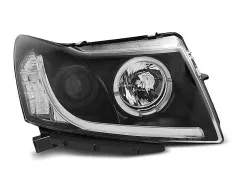 Lampy przednie CHEVROLET CRUZE 09-12 TUBE LIGHT BLACK największy sklep tuningowy w Polsce!