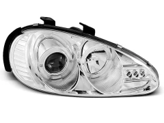 Lampy przednie MAZDA MX3 91-98 ANGEL EYES CHROME