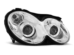 Lampy przednie CHROME MERCEDES CLK W209 03-10 największy sklep tuningowy w Polsce!