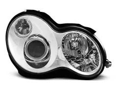 Lampy przednie CHROME MERCEDES W203 C-KLASA 07.00-03.04 największy sklep tuningowy w Polsce!