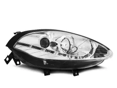 Lampy przednie FIAT BRAVO II 07-15  (+DRL) CHROME największy sklep tuningowy w Polsce!