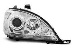 Lampy przednie CHROME MERCEDES W163 ML M-KLASA 03.98-08.01 największy sklep tuningowy w Polsce!