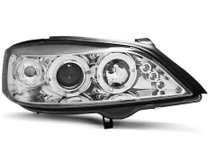 Lampy przednie OPEL ASTRA G 02.98-02.04 ANGEL EYES CHROME