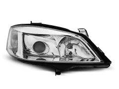 Lampy przednie OPEL ASTRA G 09.97-02.04 CHROME H7 największy sklep tuningowy w Polsce!
