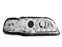 Lampy przednie VOLVO S40/V40 02.96-04.00 (+DRL) CHROME największy sklep tuningowy w Polsce!