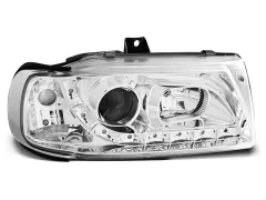Lampy przednie (+DRL) CHROME SEAT IBIZA/CORDOBA/POLO VARIANT, SEDAN 10.93-08.99 największy sklep tuningowy w Polsce!