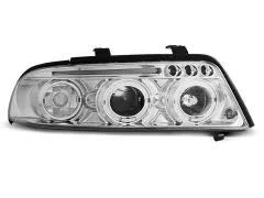 Lampy przednie ANGEL EYES CHROME AUDI A4 01.99-09.00 największy sklep tuningowy w Polsce!