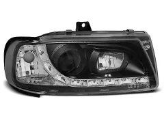 Lampy przednie (+DRL) BLACK SEAT IBIZA/CORDOBA/POLO VARIANT, SEDAN 10.93-08.99 największy sklep tuningowy w Polsce!