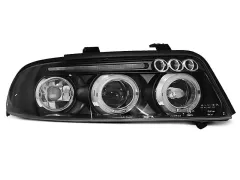 Lampy przednie ANGEL EYES BLACK AUDI A4 01.99-09.00 największy sklep tuningowy w Polsce!