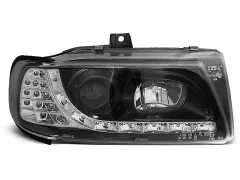 Lampy przednie (+DRL) BLACK SEAT IBIZA/CORDOBA/POLO VARIANT, SEDAN 10.93-08.99 największy sklep tuningowy w Polsce!