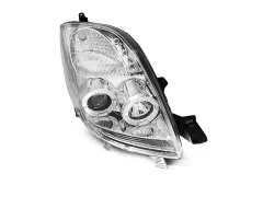Lampy przednie TOYOTA YARIS 06-09 ANGEL EYES CHROME największy sklep tuningowy w Polsce!