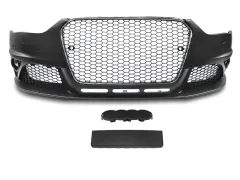 Przedni zderzak SPORT CHROME BLACK PDC AUDI  A4 B8 12-15 największy sklep tuningowy w Polsce!