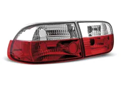 Lampy tylne HONDA CIVIC 09.91-08.95 2D/4D RED WHITE największy sklep tuningowy w Polsce!