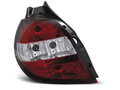 Lampy tylne RENAULT CLIO 3 09.05-04.09 RED WHITE największy sklep tuningowy w Polsce!