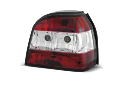 Lampy tylne RED WHITE VW GOLF 3 09.91-08.97 największy sklep tuningowy w Polsce!