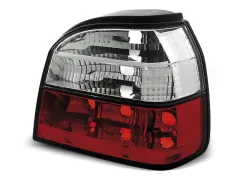 Lampy tylne RED WHITE VW GOLF 3 09.91-08.97 największy sklep tuningowy w Polsce!
