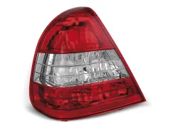 Lampy tylne RED WHITE MERCEDES W202 C-KLASA 06.93-06.00 największy sklep tuningowy w Polsce!