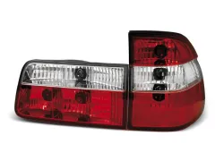 Lampy tylne RED WHITE BMW E39 09.95-08.00 TOURING największy sklep tuningowy w Polsce!