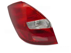 Lampa tylna lewa RED WHITE TYC SKODA FABIA 07-14 największy sklep tuningowy w Polsce!