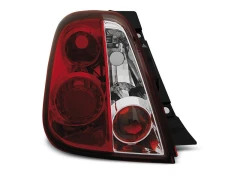 Lampy tylne FIAT 500 07- RED WHITE