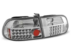 Lampy tylne LED HONDA CIVIC 09.91-08.95 2D/4D CHROME LED największy sklep tuningowy w Polsce!