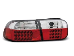 Lampy tylne LED HONDA CIVIC 09.91-08.95 3D RED WHITE LED