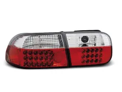 Lampy tylne LED HONDA CIVIC 09.91-08.95 2D/4D RED WHITE LED największy sklep tuningowy w Polsce!
