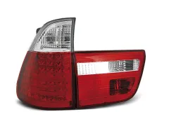 Lampy tylne LED RED WHITE BMW X5 E53 09.99-10.03 największy sklep tuningowy w Polsce!
